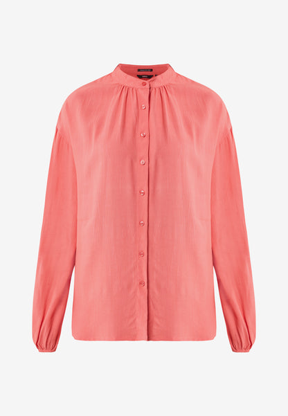 Απλή Μπλούζα με Μαζεμένα Μανίκια