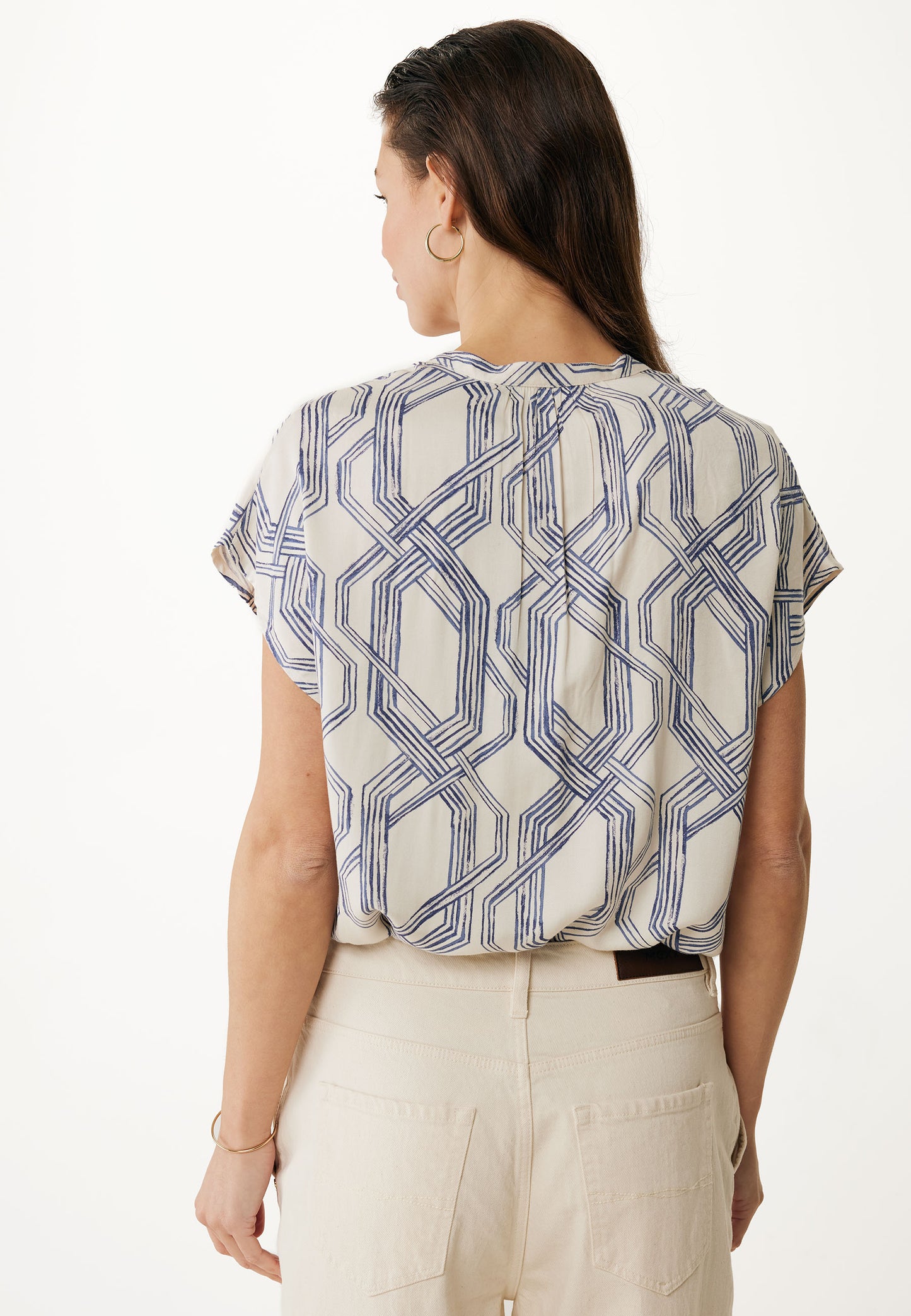 Chain Print Blouse