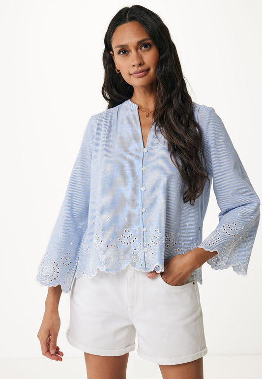 Embroidered Blouse with Details