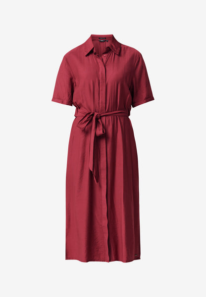 Φόρεμα σε Στυλ Πουκάμισου με Δέσιμο