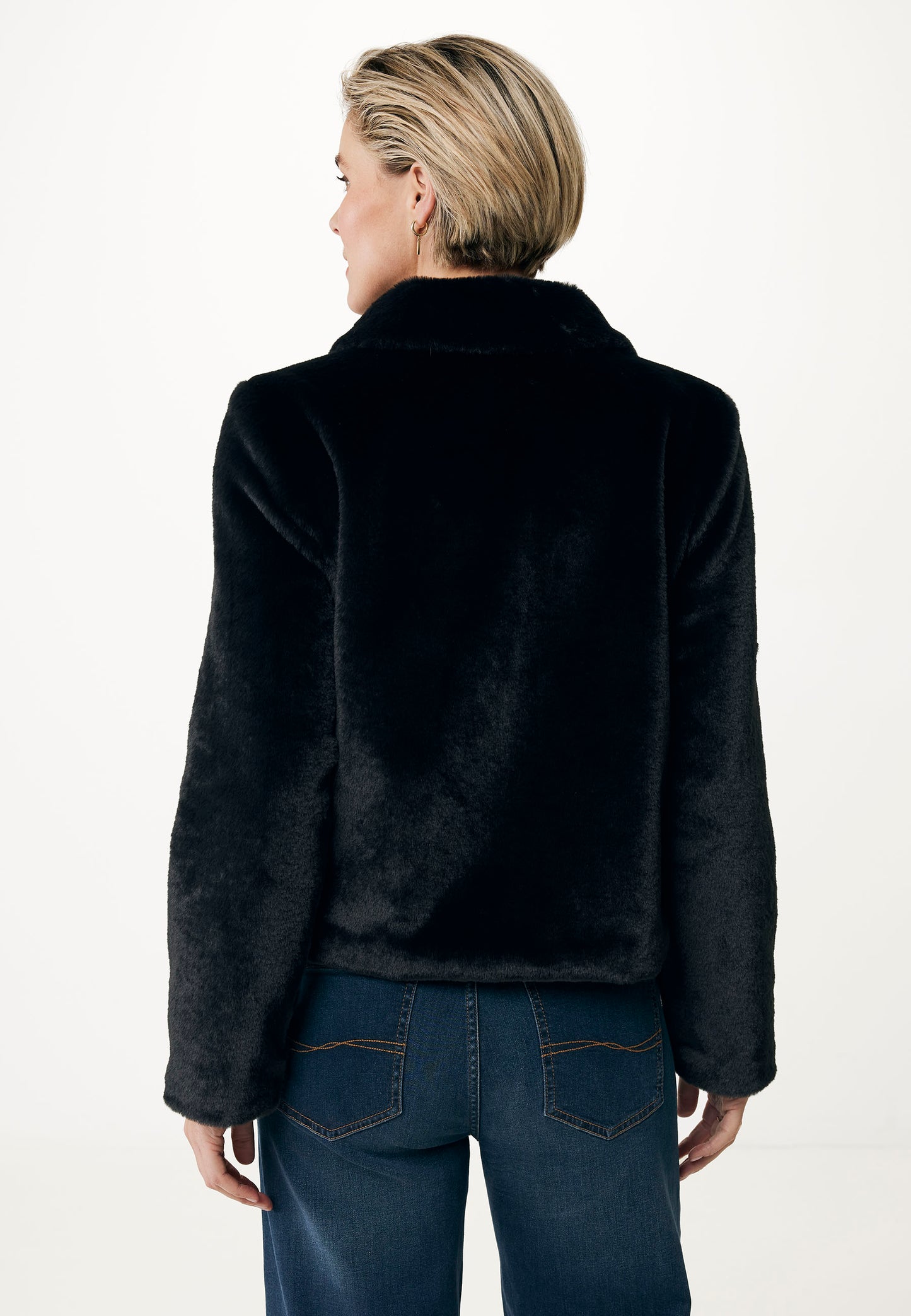 Boxy Style Fur Coat