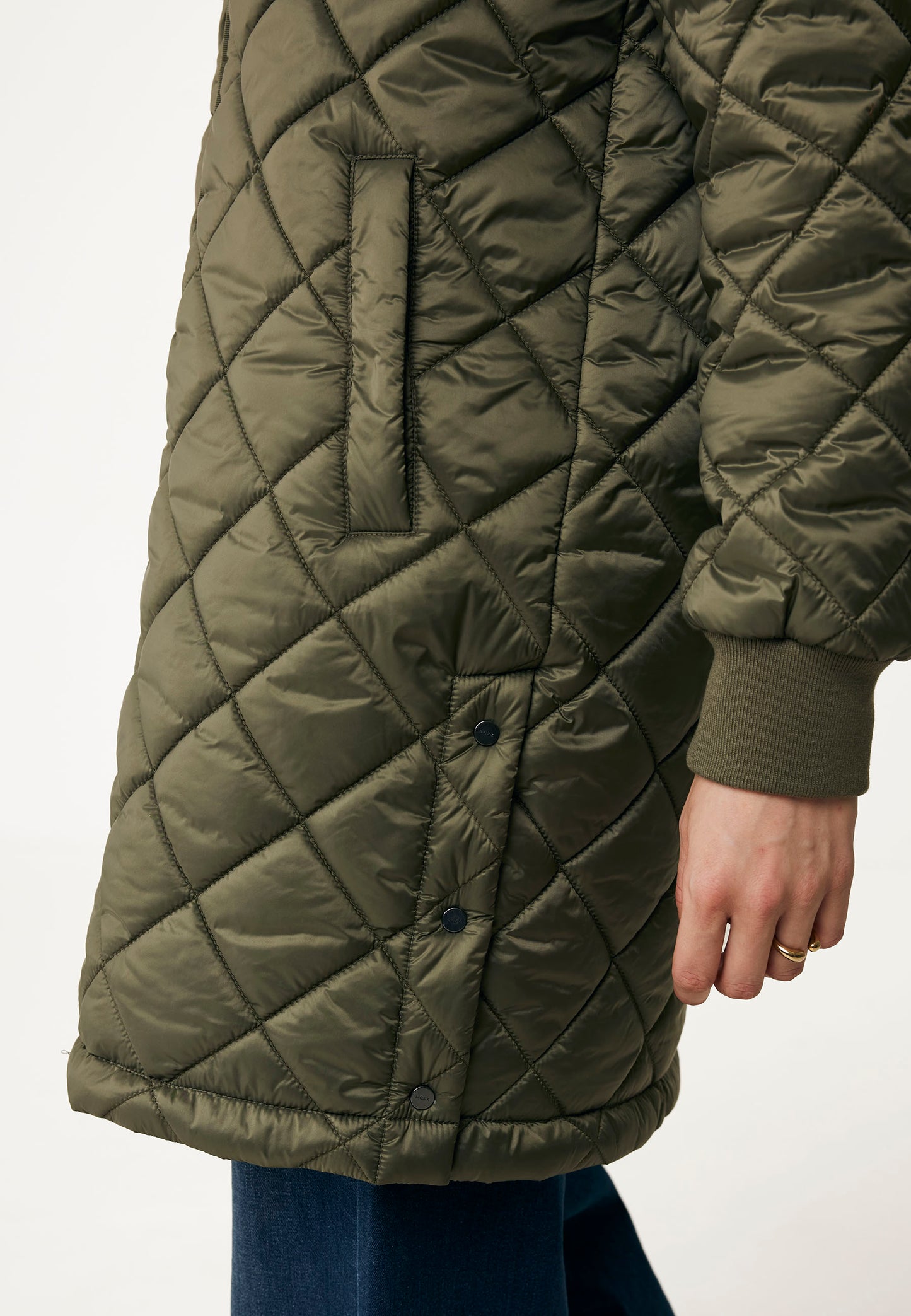 Long Quilted Bomber