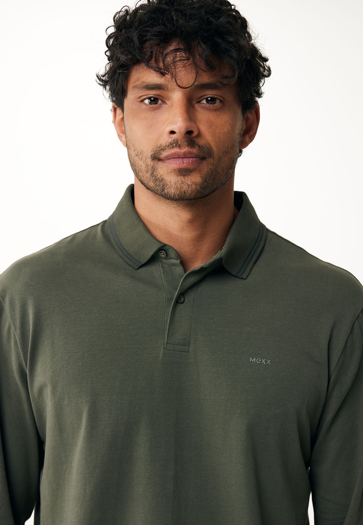 BAS Regular Fit LS Polo Shirt