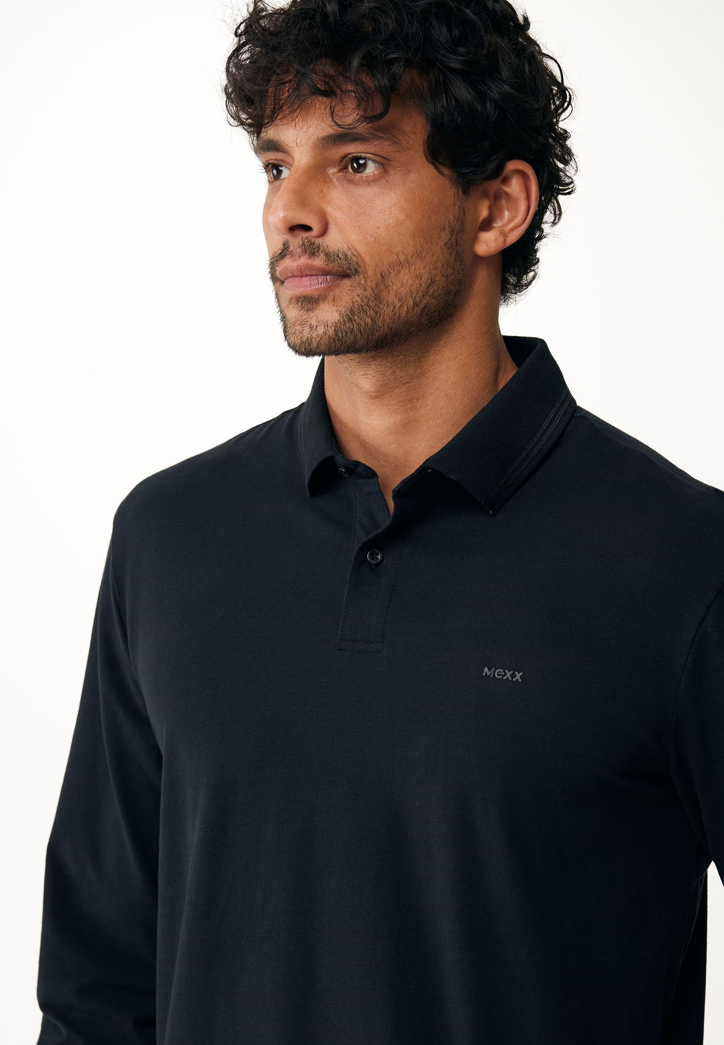 BAS Regular Fit LS Polo Shirt