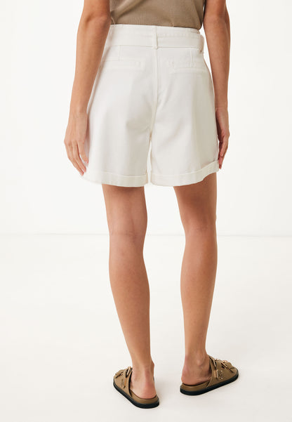 Υπόλευκο Σορτς με Δέσιμο