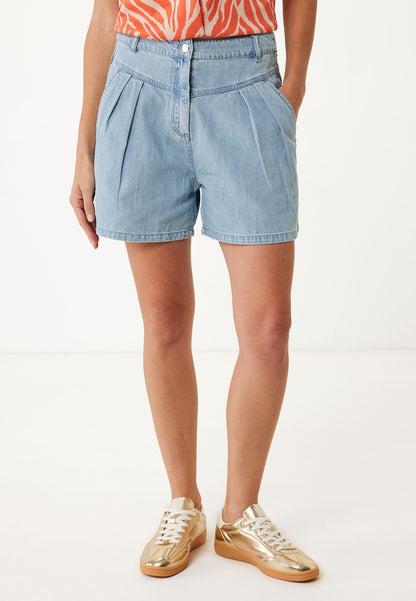 Τζιν Σορτσάκι με Πιέτες