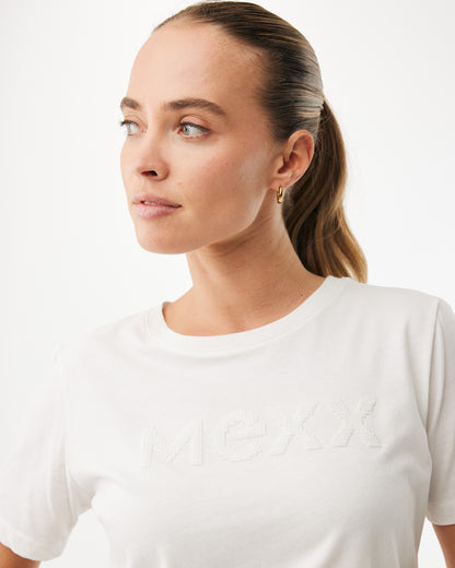 Γυναικείο T-shirt MEXX με λογότυπο strass