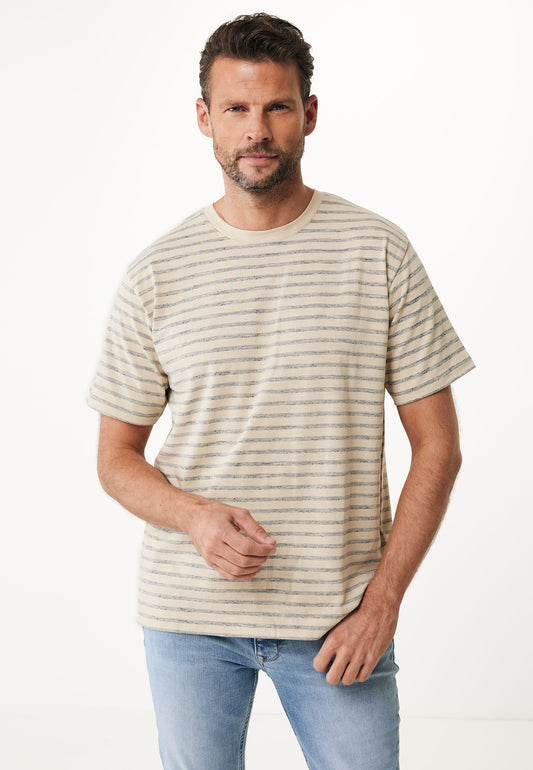 Short-sleeved T-Shirt with Stripes