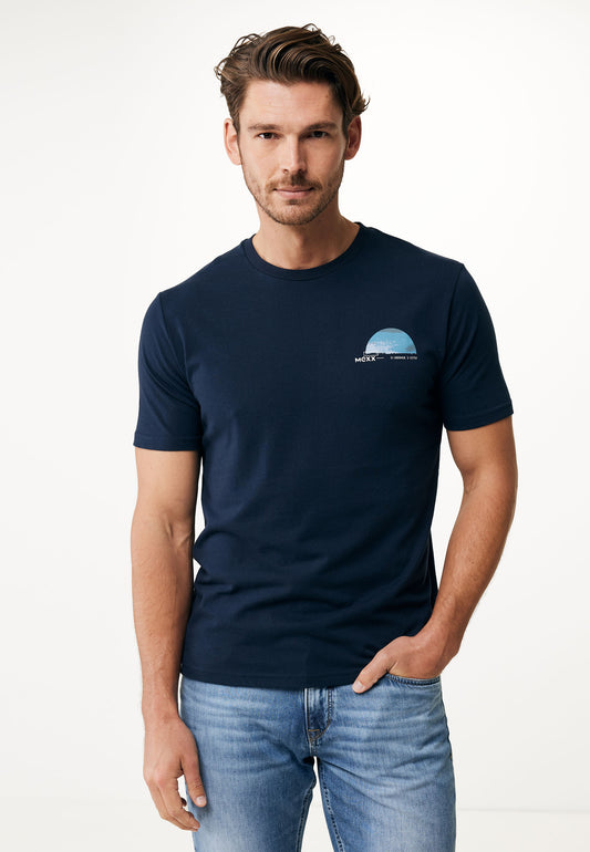 T-shirt with Small Print on the Chest