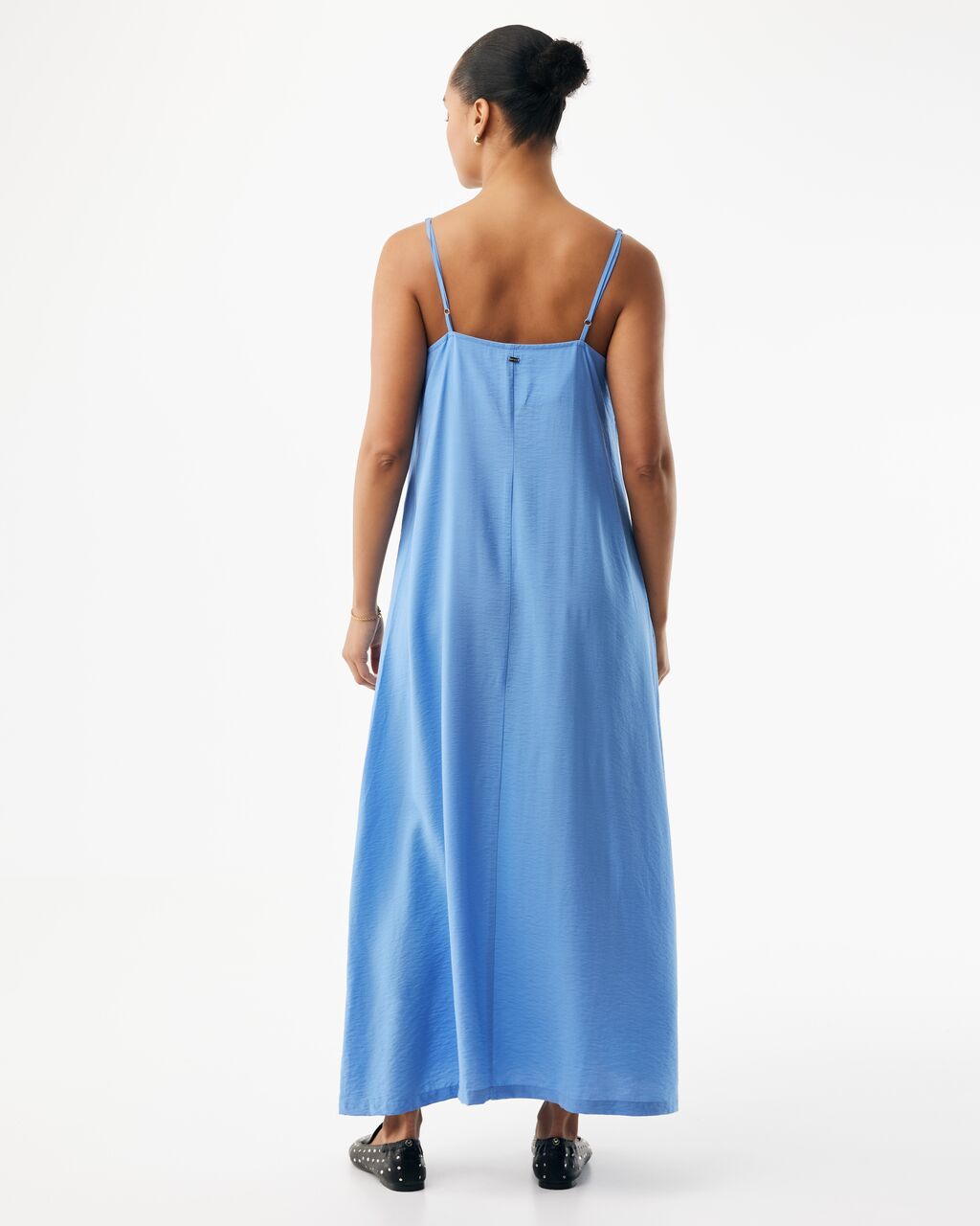 Γυναικείο Hammered Μάξι Slip Φόρεμα