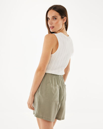 LILY Ajour Αμάνικο Πλεκτό Τοπ