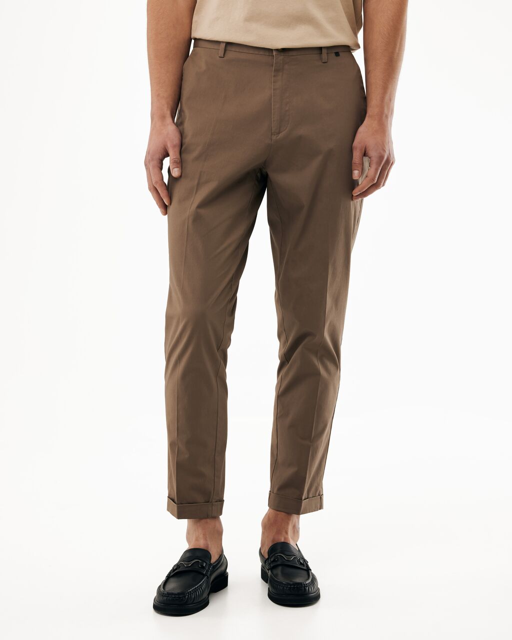 Ανδρικό Poplin παντελόνι slim fit