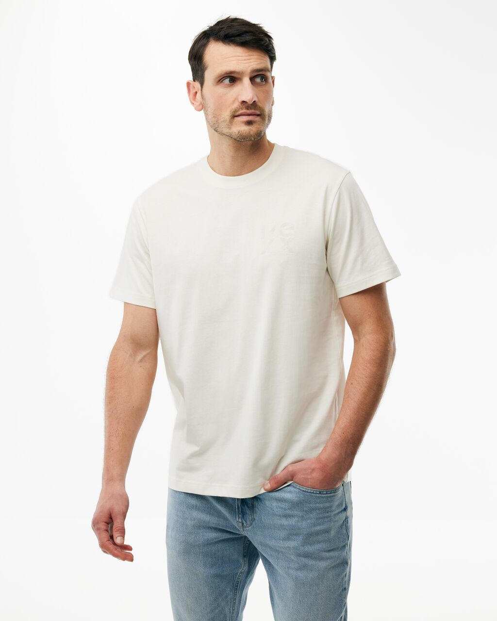 Ανδρικό T-shirt Mexx με διακριτικό logo στο στήθος
