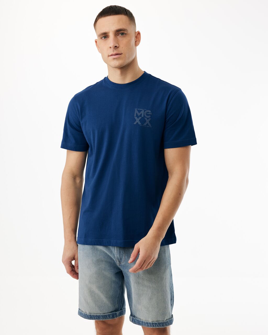 Ανδρικό T-shirt Mexx με διακριτικό logo στο στήθος
