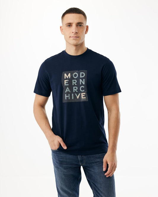 Ανδρικό T-shirt Mexx Modern Archive με print