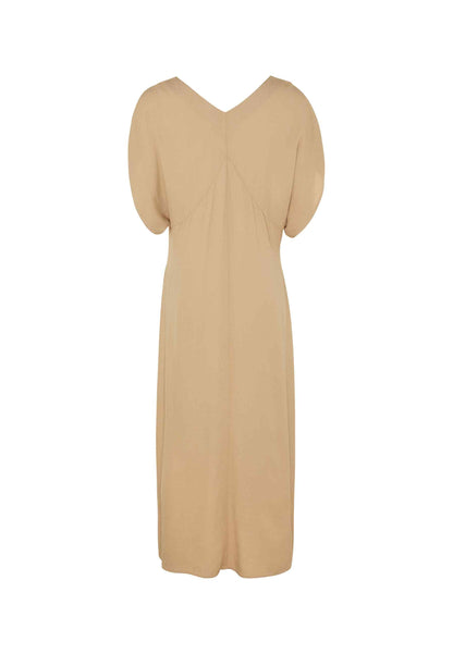 Μακρύ Φόρεμα V-Neck Fluttersleeve